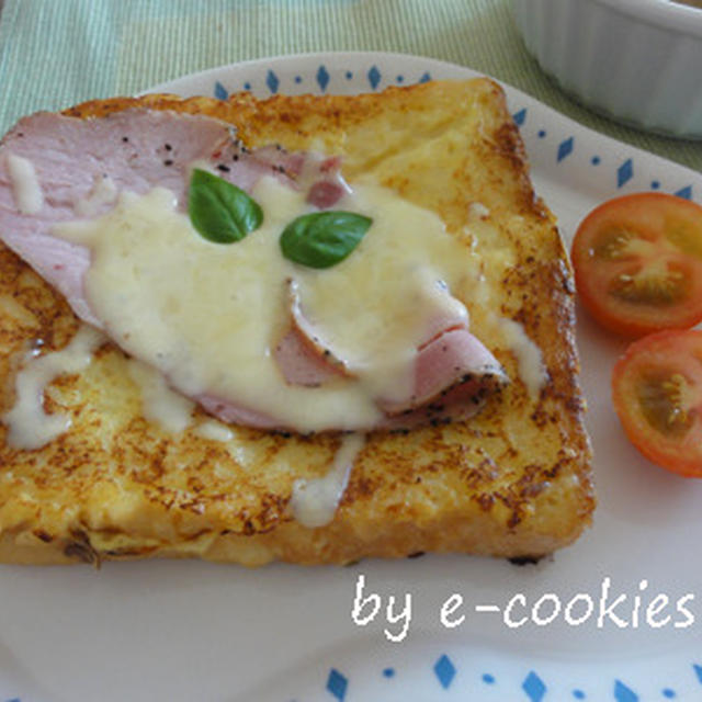 クロックムッシュ風　フレンチトースト