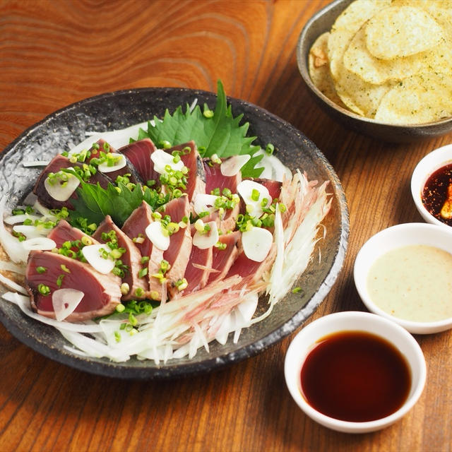 冷凍かつおたたきを美味しく食べる方法、かつおたたきのポテトサンド