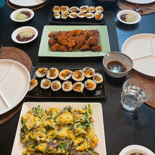 8月の自宅クックも韓国料理！いっぱい喋って、いっぱい食べて、楽しいお料理会でしたス...