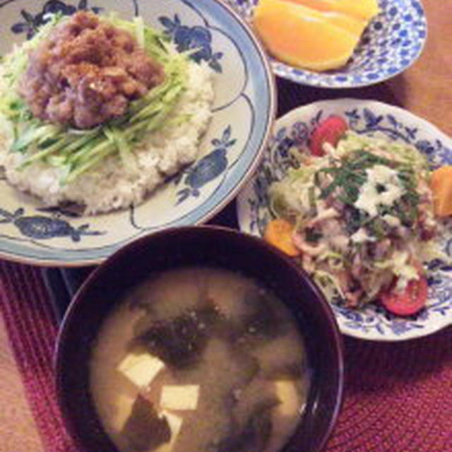 韓国風マグロすき身丼 そして美味しい素敵な出会い