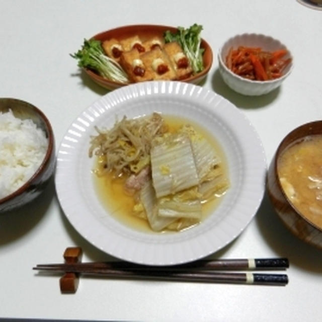 簡単☆ルクエｄｅ白菜と豚肉の重ね蒸し。