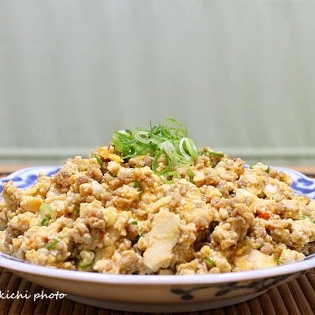 ご飯のお供に くずし麻婆豆腐味の卵とじ 水に溶かさない片栗粉 By かめきちパパさん レシピブログ 料理ブログのレシピ満載