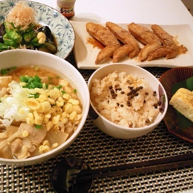 豚汁うどんとか