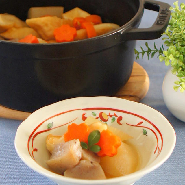 ストウブで大根の煮物♫