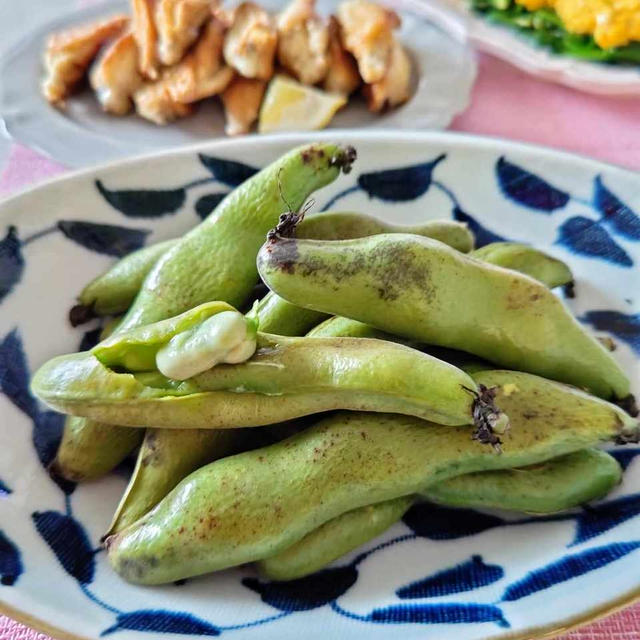 【グリルそら豆】そら豆は焼くのが一番！