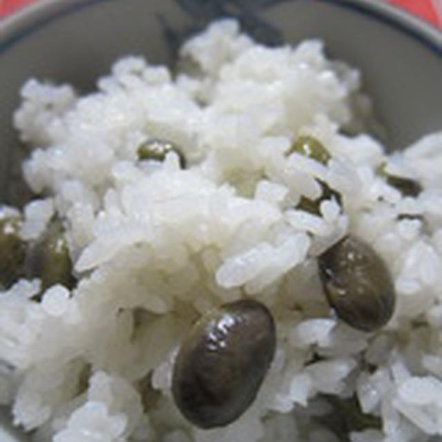 「黒枝豆ごはん」