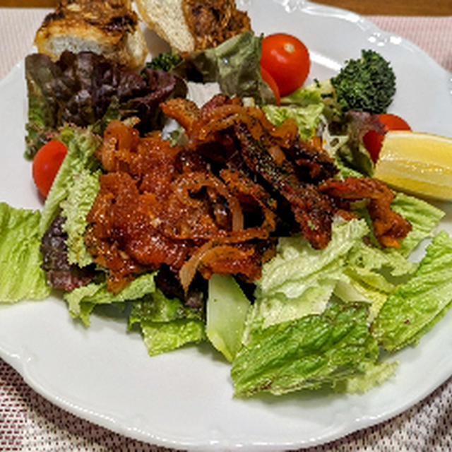 豚肉と玉ねぎソテー トマトケチャップ風味