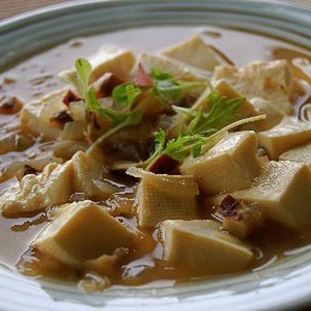 柚子がピリピリ☆肉なし麻婆