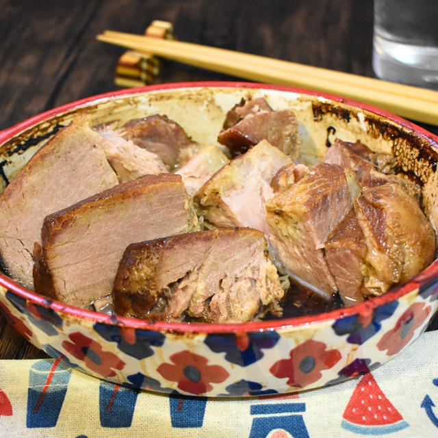 焼きながら煮る♪豚肩ロースの和風ロースト