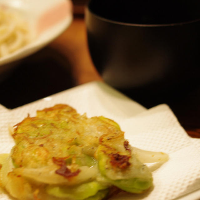 サックサク☆そらまめの米粉かき揚げ