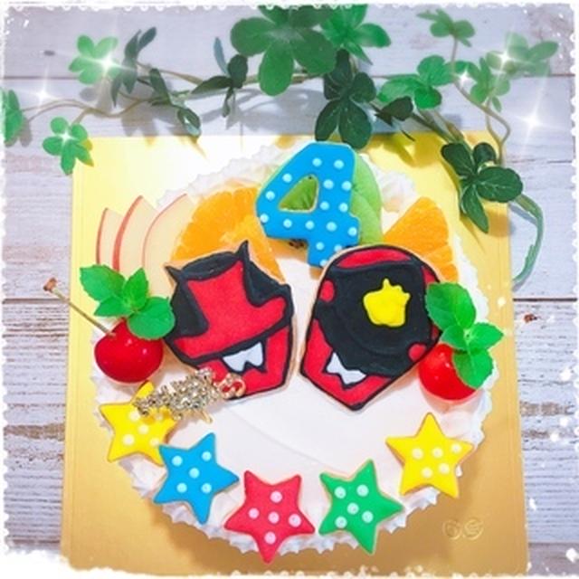 ルパンレンジャーケーキ、本番です♪　～キャラクターケーキ💛～