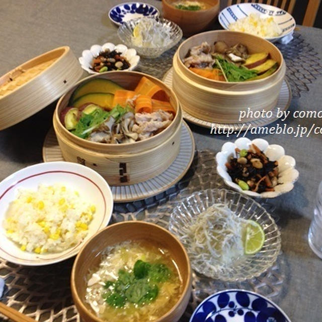 夏の終わりに・・とうもろこしご飯