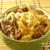 厚揚げと牛肉の卵とじ丼