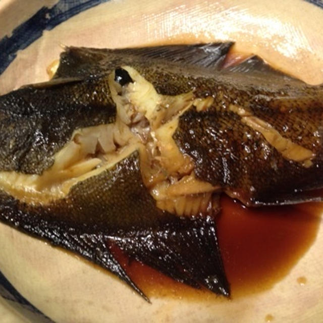 黄金比のタレで簡単！かれいの煮付け Simmered flounder