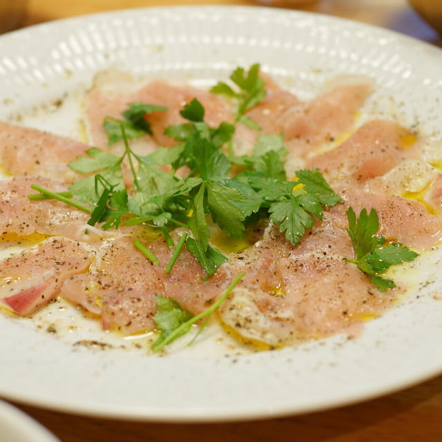 お節に飽きたらイタリアン 鯛のカルパッチョでオンラインの料理塾で新年会 レシピ有 By ビストロパパさん レシピブログ 料理ブログのレシピ 満載