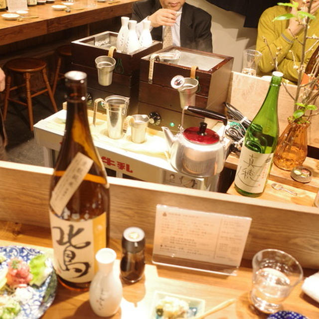 【渋谷】おひとり様にも嬉しいコの字カウンター。燗酒とツマミを味わう幸せ「えんらい」