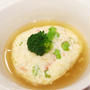 豆腐と卵の茶巾蒸し