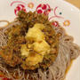 立ち蕎麦行脚「いろり庵きらく西日暮里店のお好み焼き風！かき揚げそば」