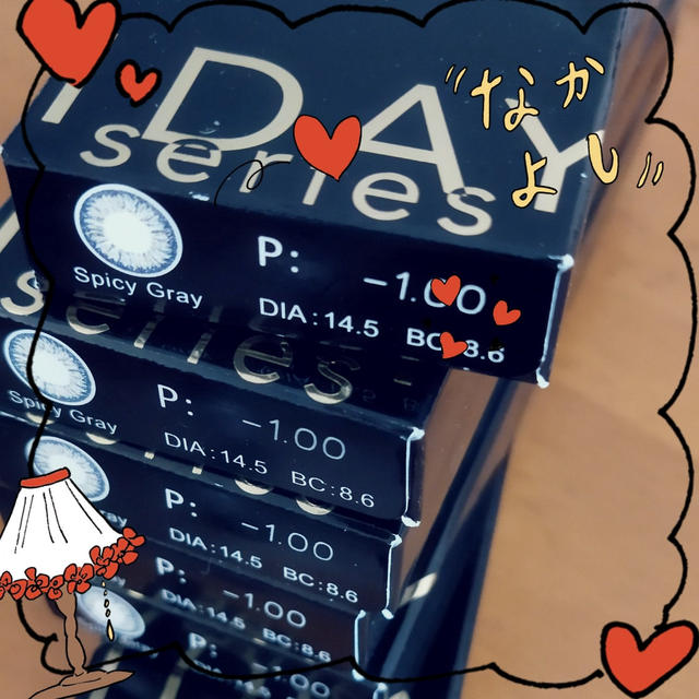 カラコン◆ドープウィンク1デイ　スパイシーグレー