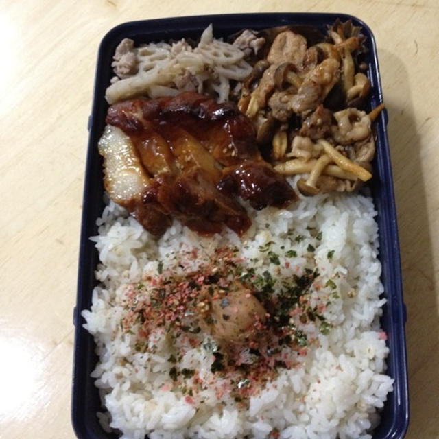 豚とシメジのオイスター炒め弁当