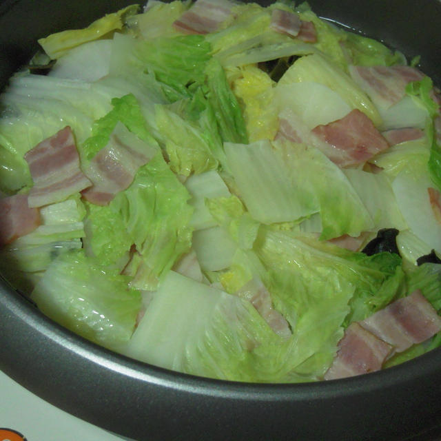 白菜のシンプル鍋