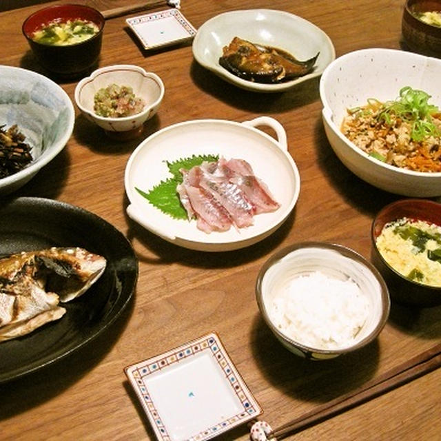 鯛・鯵・メバル。焼・刺・煮
