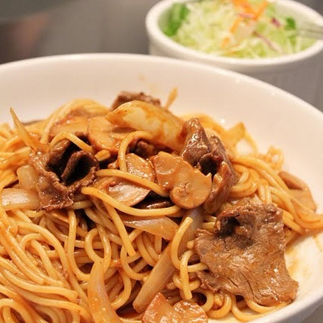 デミソースパスタ