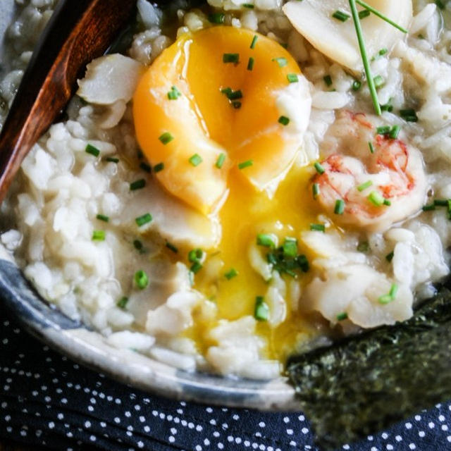 Japanese Seafood Risotto魚介おじや