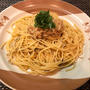 納豆じゃこパスタ♡アップルパイ