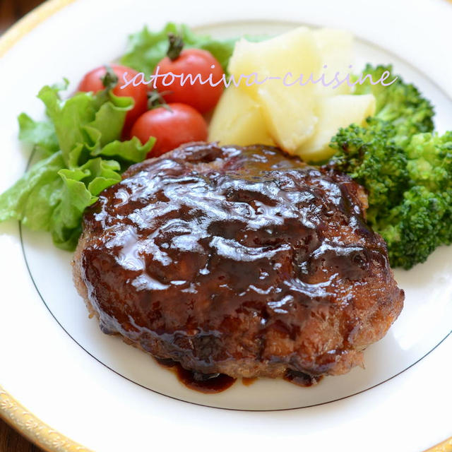 超しっとり【米粉入りハンバーグ】卵・パン粉不使用！