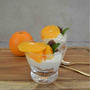 ヨーグルトとオレンジのパフェ🍊