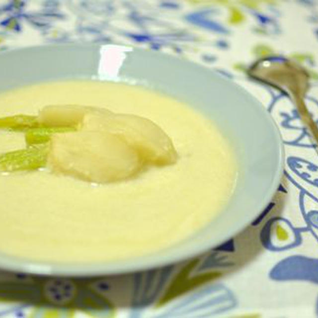 食べる　カブのチーズスープ