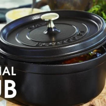 STAUB GW PSECIALセール！　ブラックの対象ココットが40％OF F！！ GOHANココット ブレイザーソテーパンも対象品！