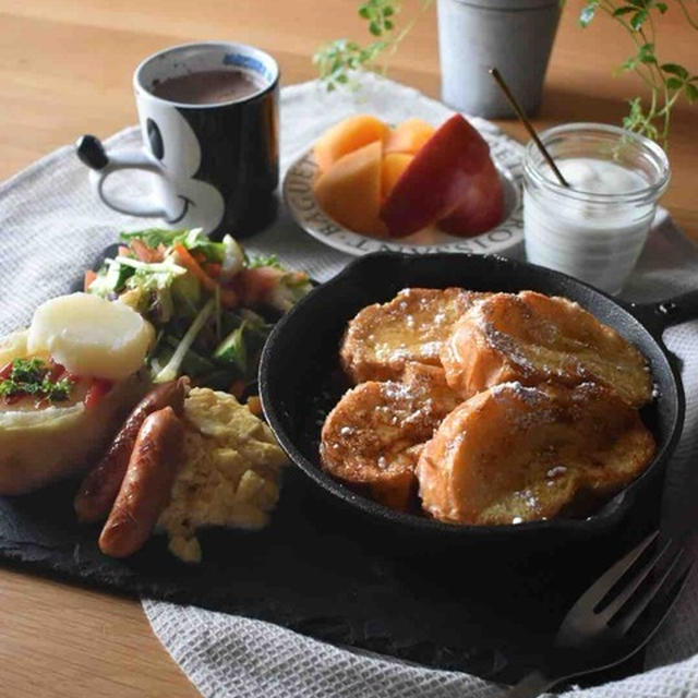 朝ごはん。