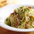 クリープを使ったパスタにそら豆をプラス