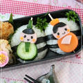 ひな祭りキャラ弁*おひな様ピンチョス by asamiさん
