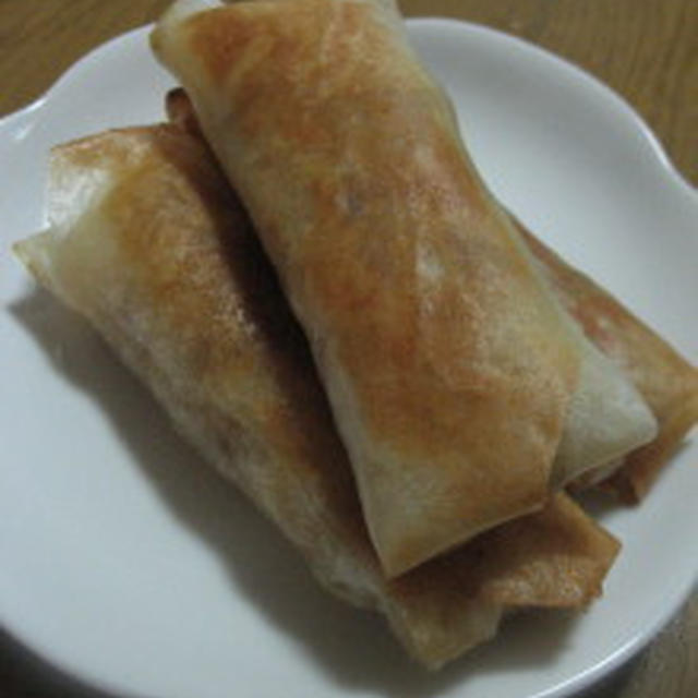 春キャベツの春巻き＆どうぞ