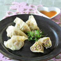 ごぼう入り餃子♪隠し味はだしまろ酢！平岡の梅園