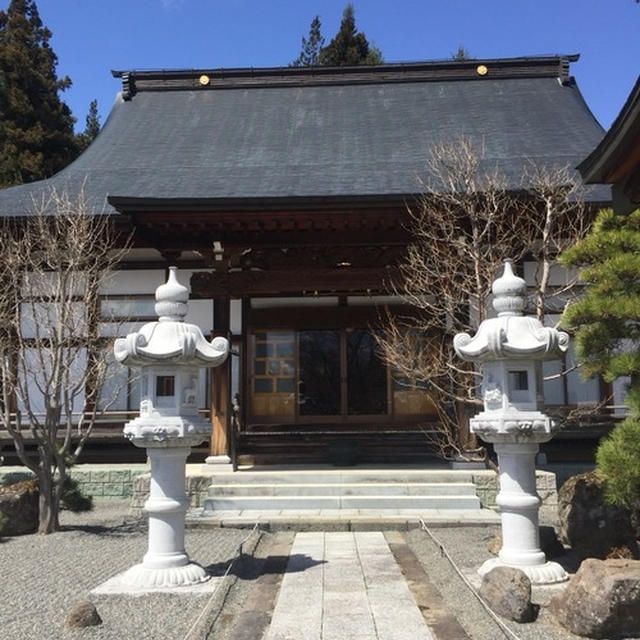 【　原村のお寺で写経体験　】