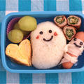 ミイラのソーセージとおばけちゃんのお弁当 by 川津由紀子さん