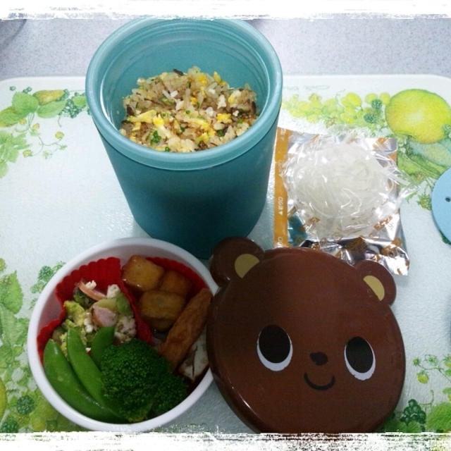 新しい保温弁当箱と息子君の不注意ヽ(`Д´)ノ