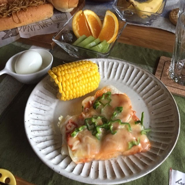 試合当日朝ごはんと練習前の朝ごはん♪