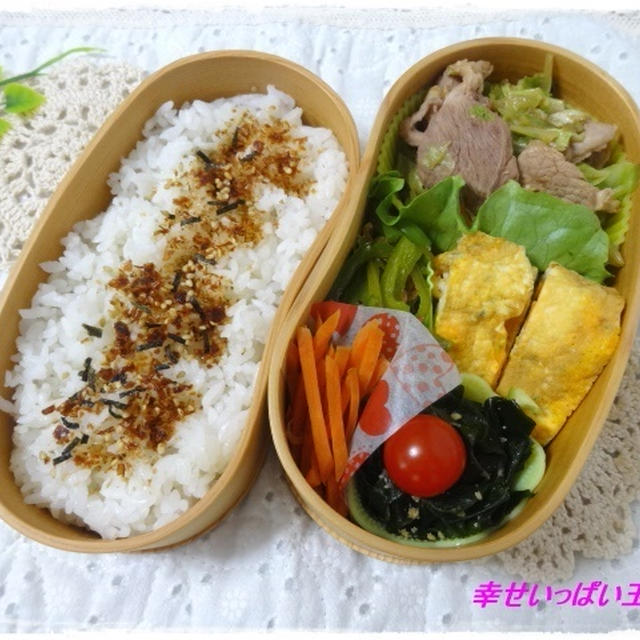 ☆回鍋肉風のお弁当☆