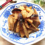 たけのことごぼうと椎茸の甘辛味噌煮炒め