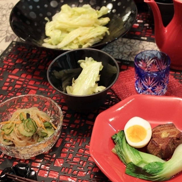 紹興酒が飲みたくて作った、やんちゃ（陽茶）な肴セット。