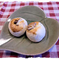 いただいたくるみで第3弾！【お茶】「くるみあん饅頭」♪