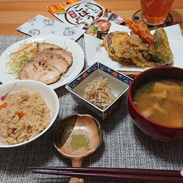 9/1新発売！ごぼうだしの素で☆彡炊き込みご飯＆お味噌汁