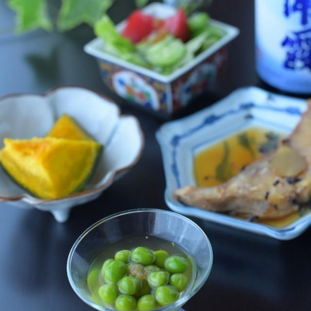 翡翠煮、夏野菜ポトフ