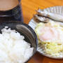 キャベツ使い切り♪ししゃもの朝ご飯と豚しゃぶの晩ご飯(^^)