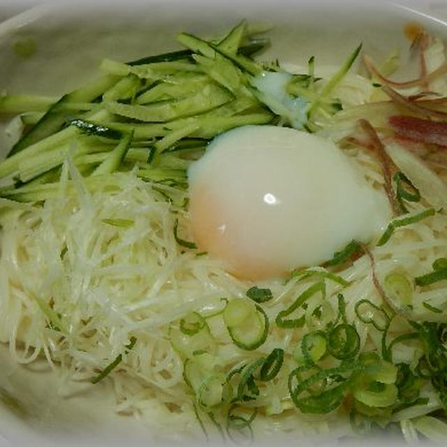 お盆の食卓～そうめんとおはぎ